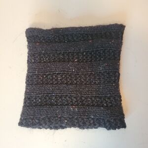 Black Speckled Cozy Knit Neck Warmer